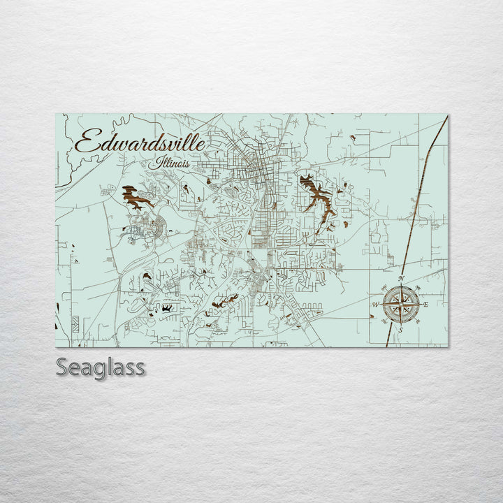 Edwardsville, Illinois Street Map