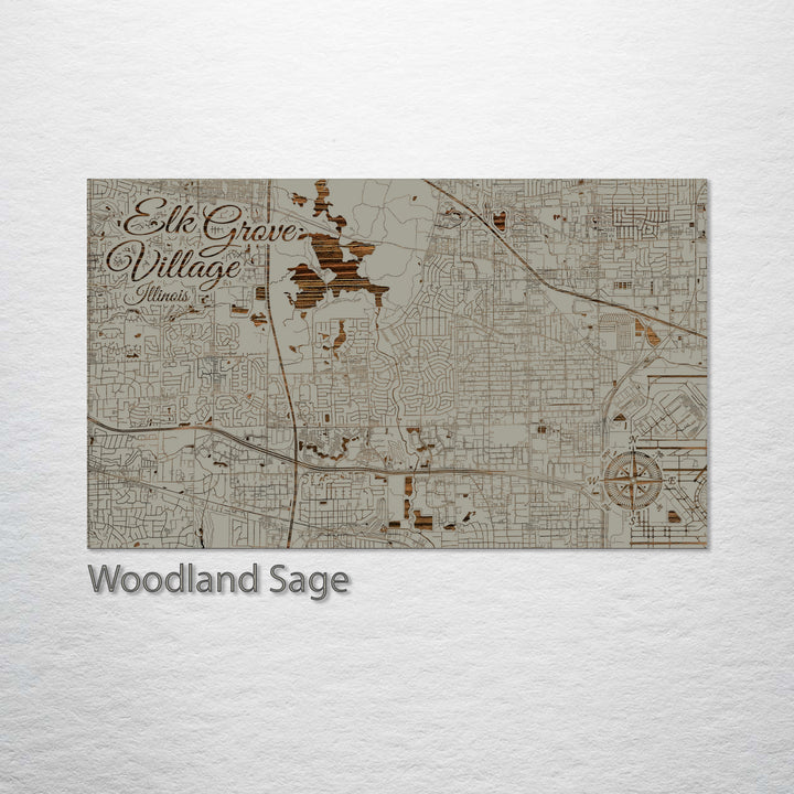 Elk Grove Village, Illinois Street Map