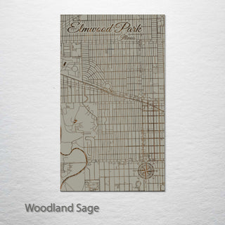Elmwood Park, Illinois Street Map