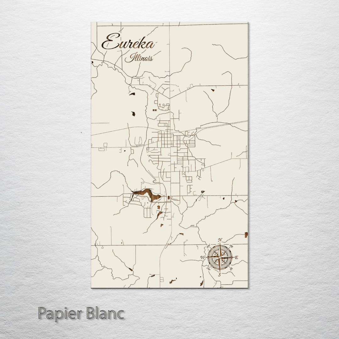 Eureka, Illinois Street Map