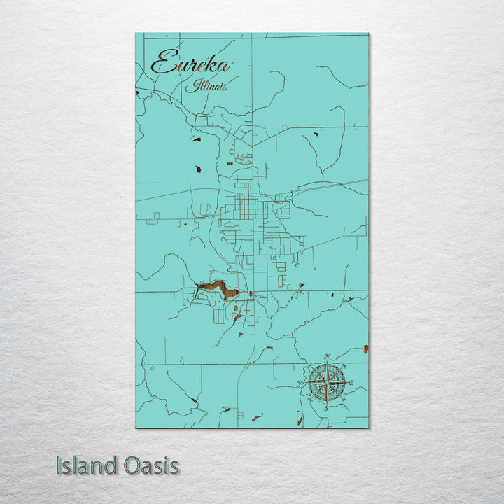 Eureka, Illinois Street Map