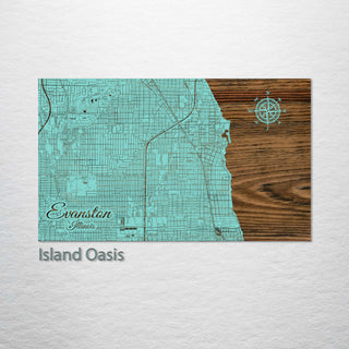 Evanston, Illinois Street Map