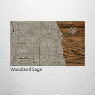 Evanston, Illinois Street Map