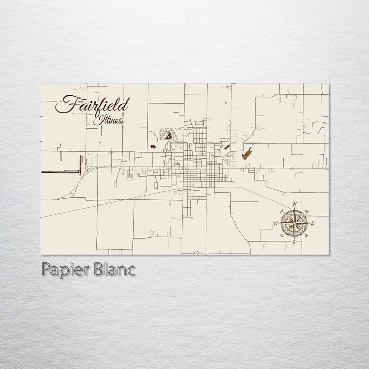 Fairfield, Illinois Street Map