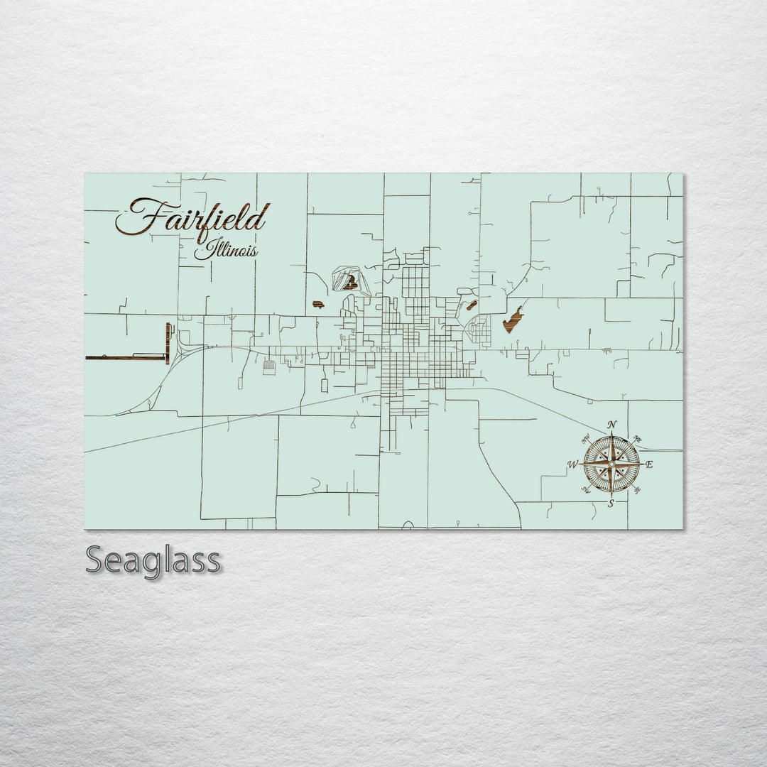 Fairfield, Illinois Street Map