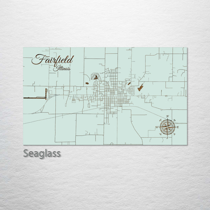Fairfield, Illinois Street Map