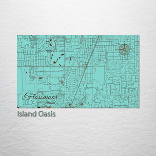 Flossmoor, Illinois Street Map