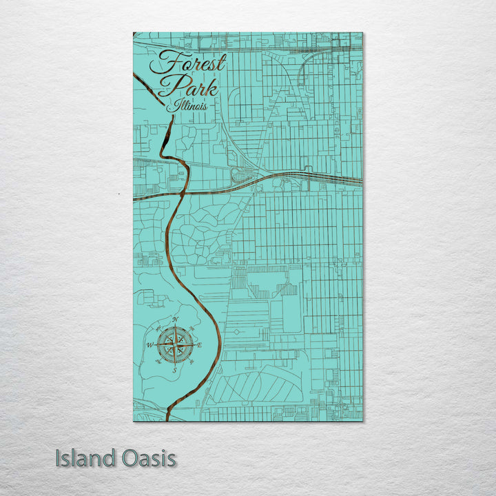 Forest Park, Illinois Street Map