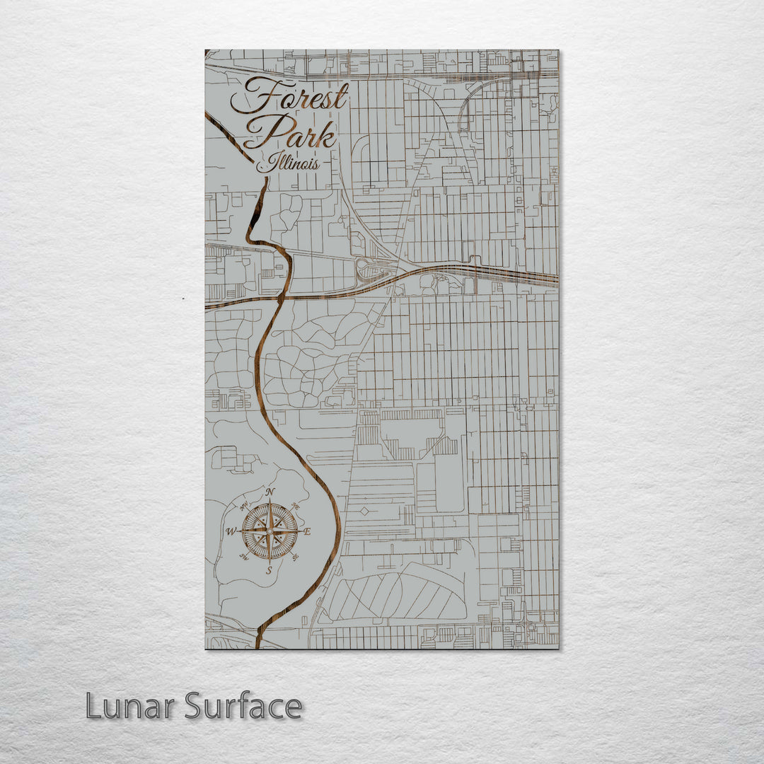 Forest Park, Illinois Street Map