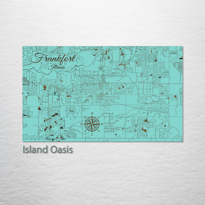 Frankfort, Illinois Street Map – Fire & Pine