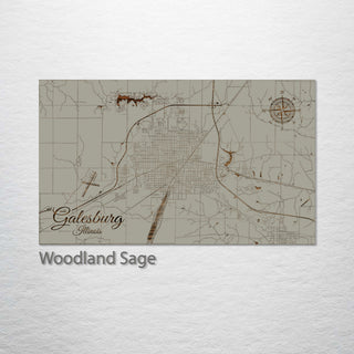 Galesburg, Illinois Street Map