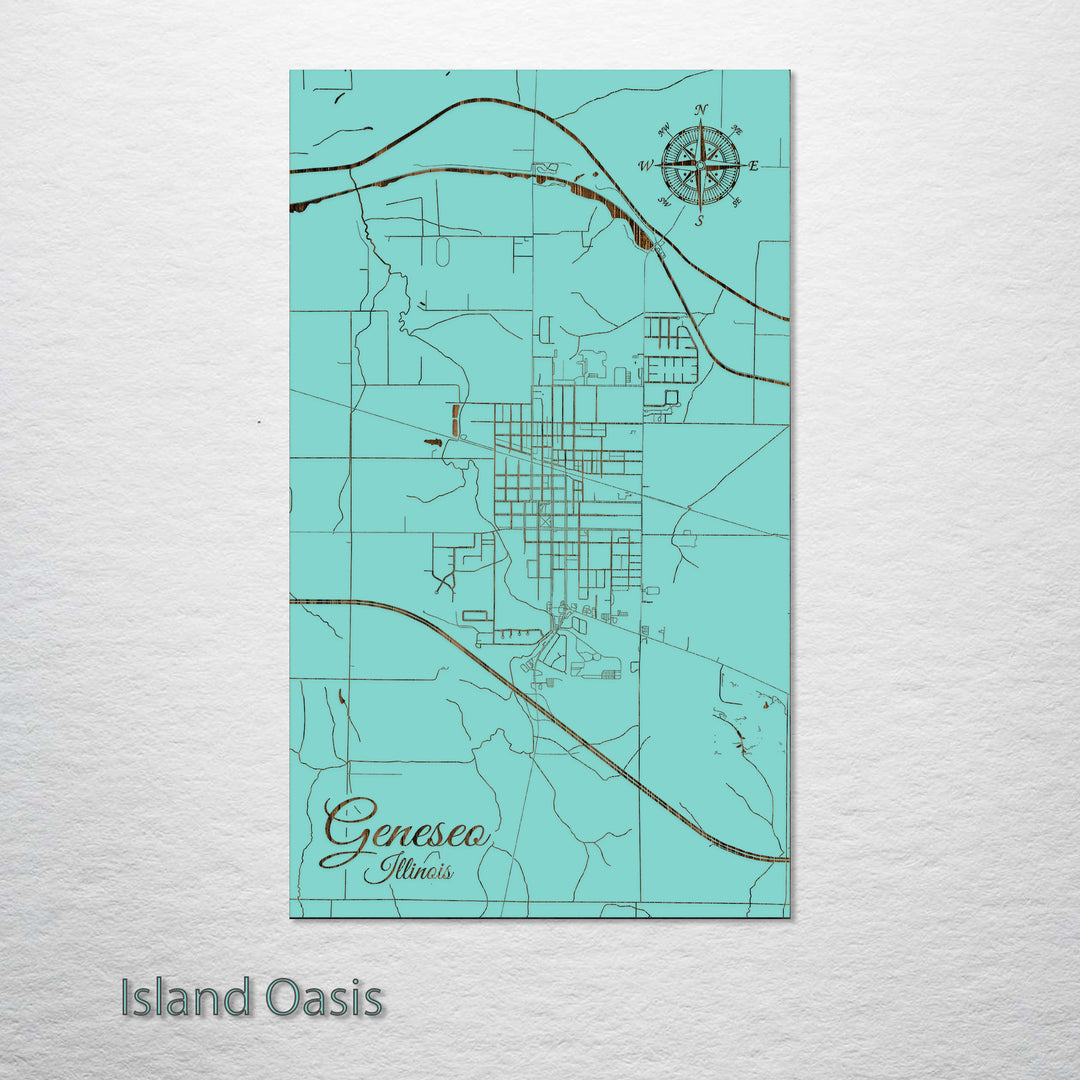 Geneseo, Illinois Street Map
