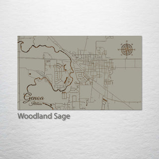 Genoa, Illinois Street Map