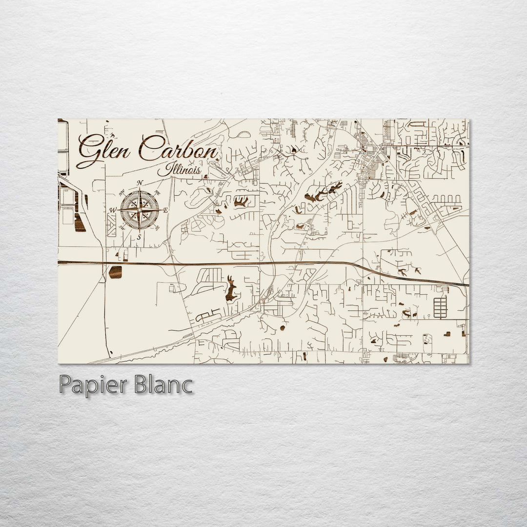 Glen Carbon, Illinois Street Map