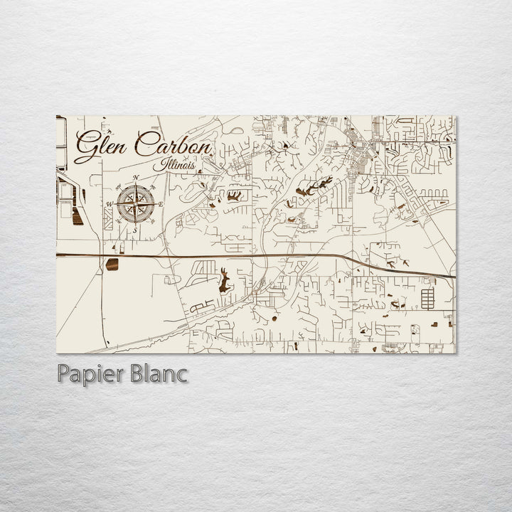 Glen Carbon, Illinois Street Map