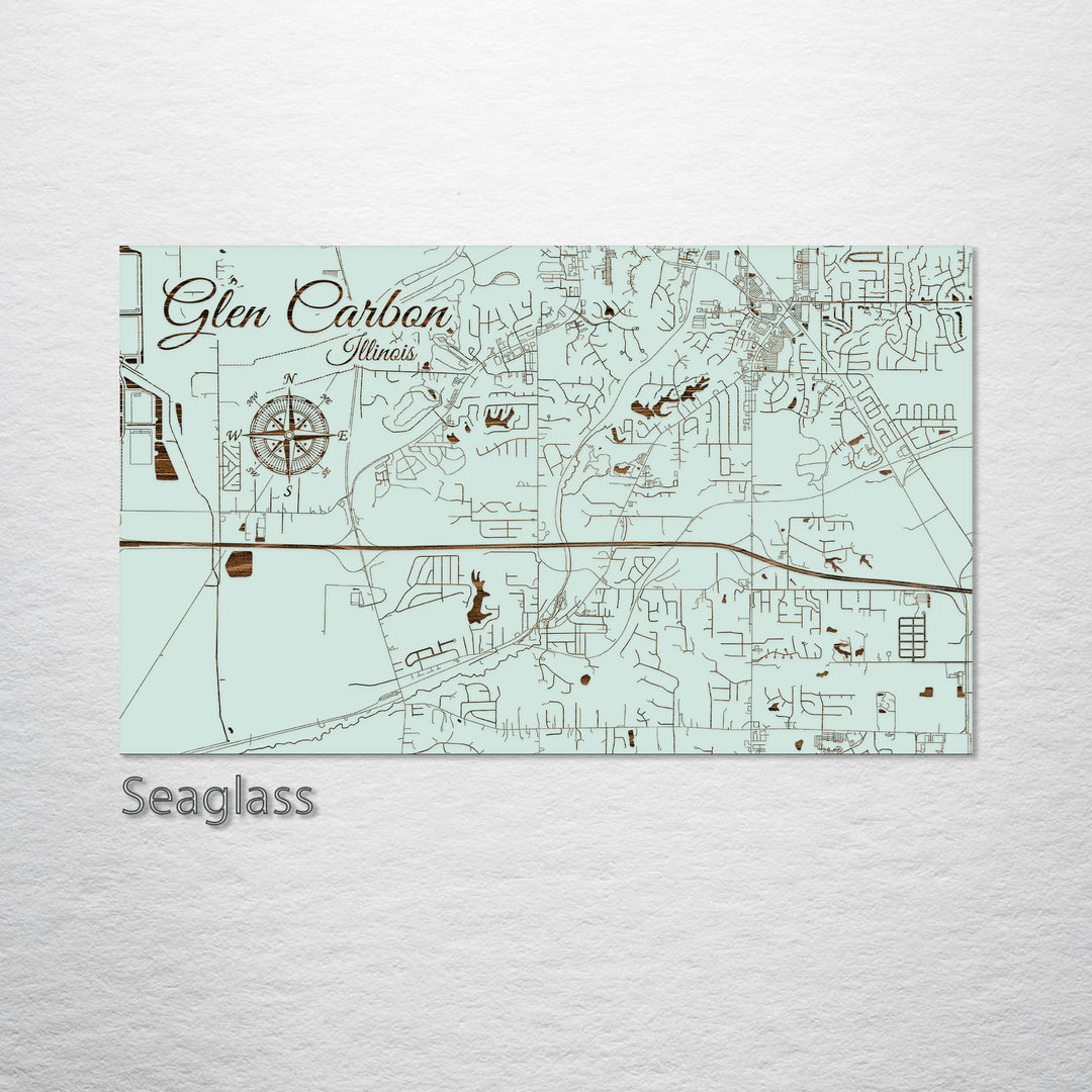 Glen Carbon, Illinois Street Map