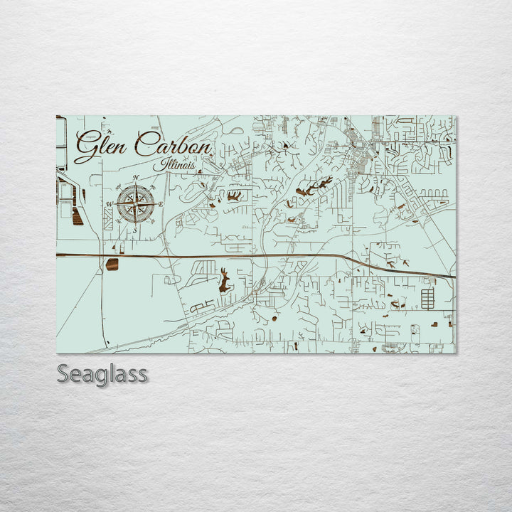 Glen Carbon, Illinois Street Map