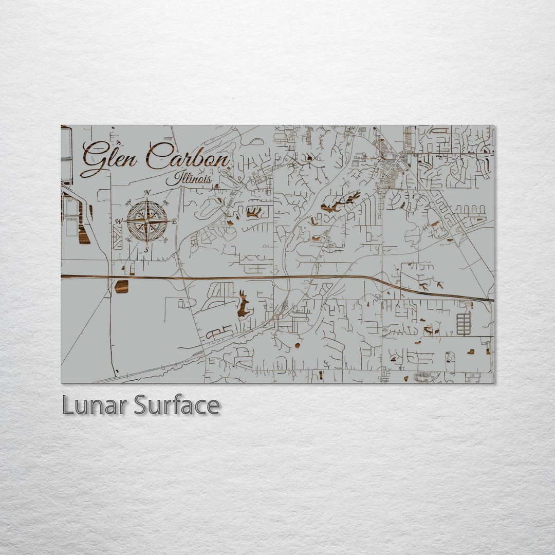 Glen Carbon, Illinois Street Map