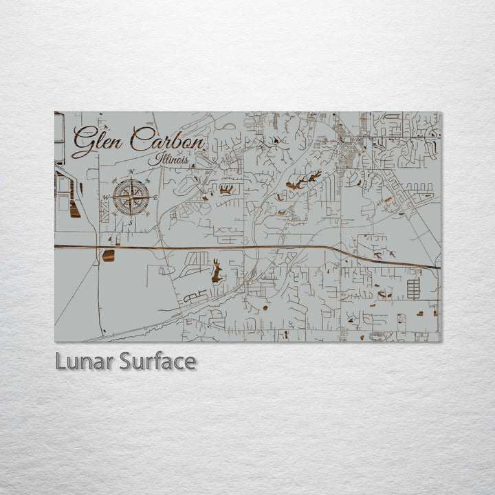 Glen Carbon, Illinois Street Map