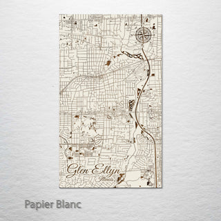 Glen Ellyn, Illinois Street Map