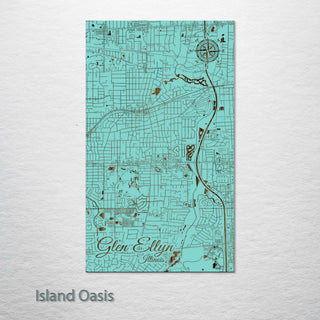 Glen Ellyn, Illinois Street Map