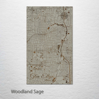 Glen Ellyn, Illinois Street Map
