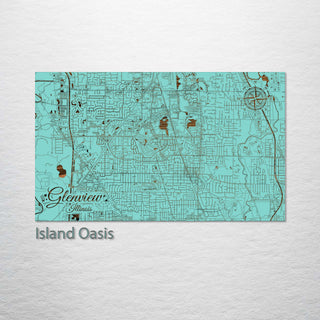Glenview, Illinois Street Map