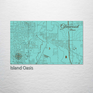 Glenwood, Illinois Street Map