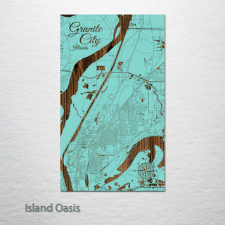 Granite City, Illinois Street Map