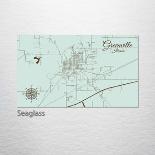 Greenville, Illinois Street Map