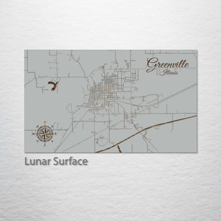 Greenville, Illinois Street Map