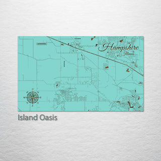 Hampshire, Illinois Street Map