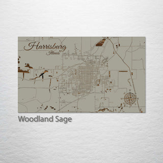 Harrisburg, Illinois Street Map