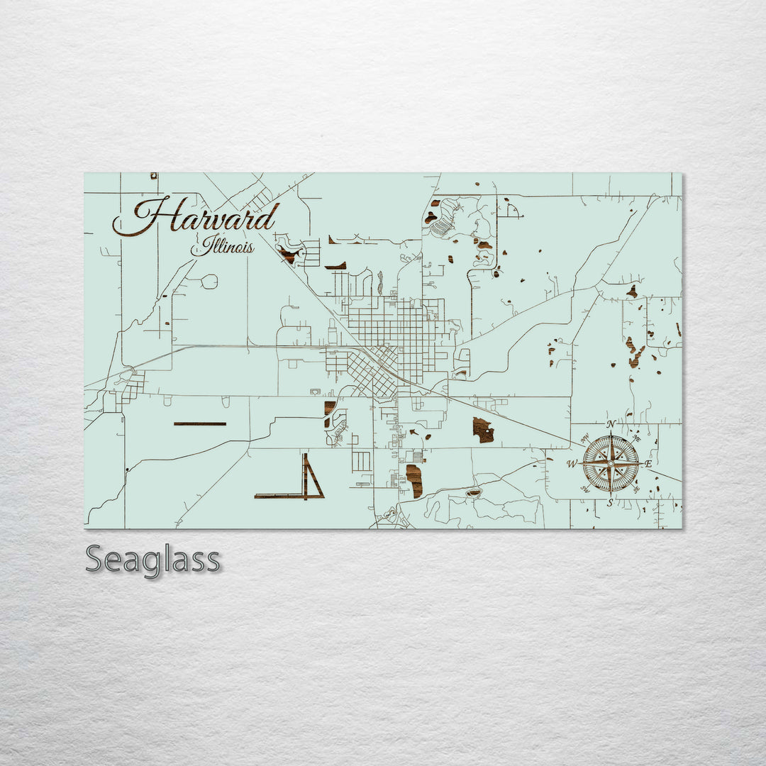 Harvard, Illinois Street Map