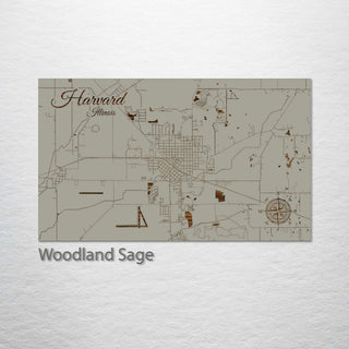 Harvard, Illinois Street Map
