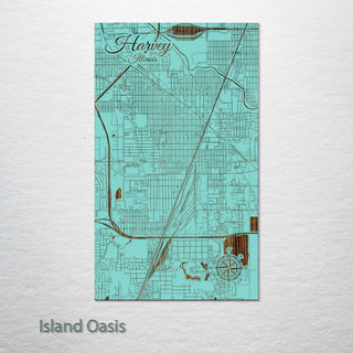 Harvey, Illinois Street Map