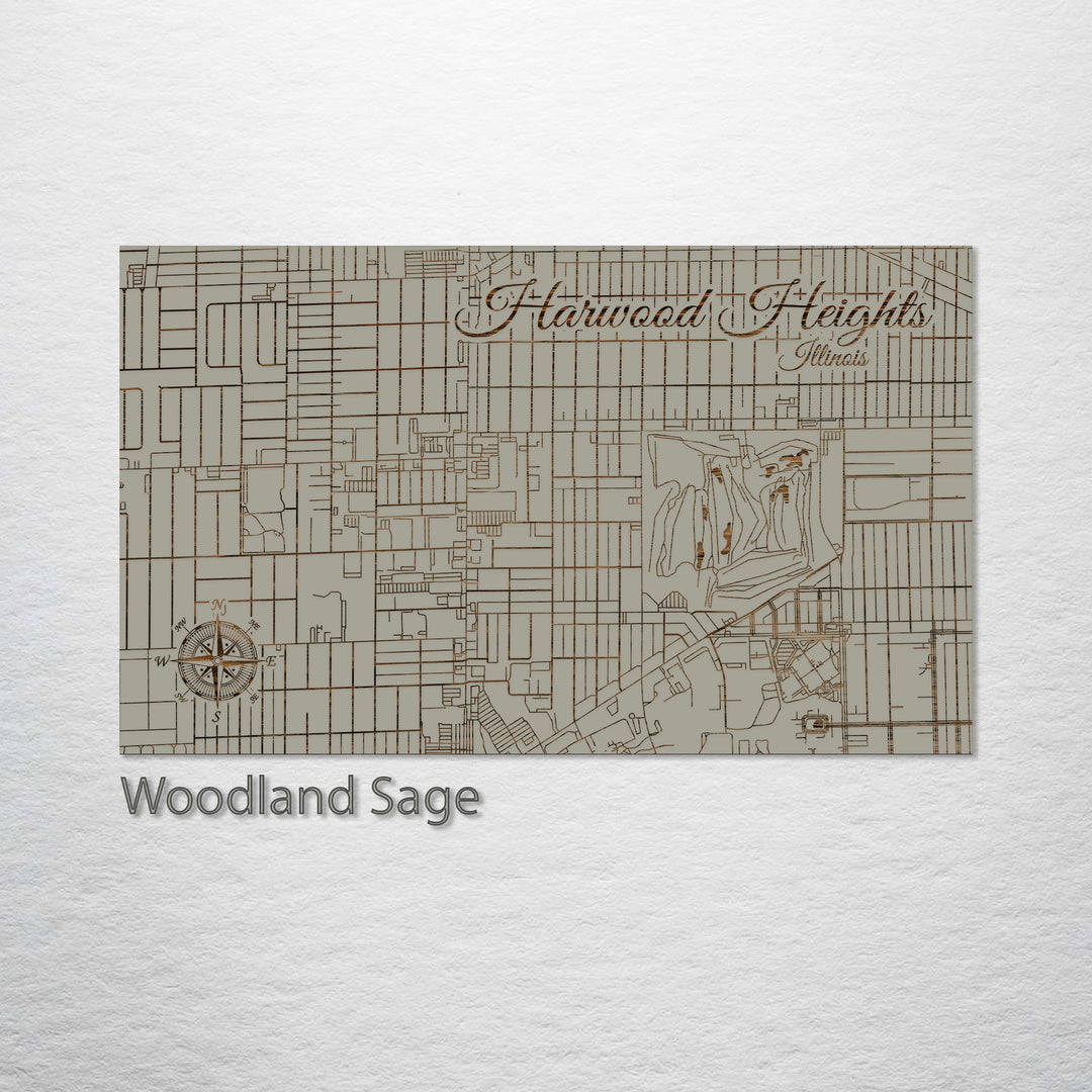 Harwood Heights, Illinois Street Map