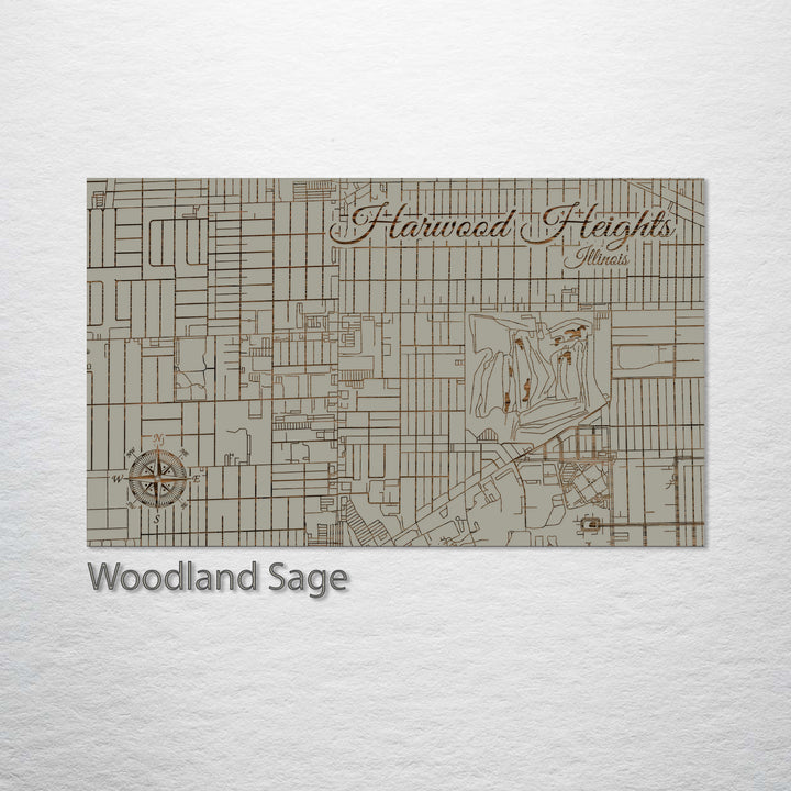 Harwood Heights, Illinois Street Map