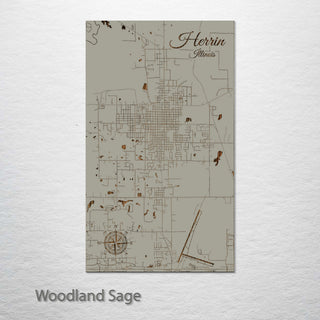 Herrin, Illinois Street Map