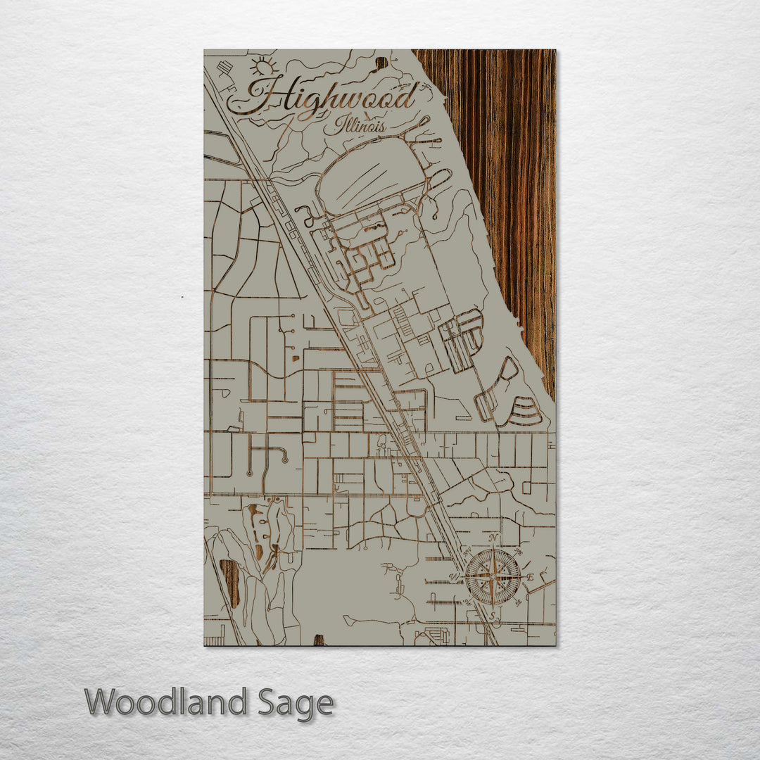 Highwood, Illinois Street Map