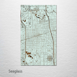 Hinsdale, Illinois Street Map
