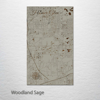 Homer Glen, Illinois Street Map