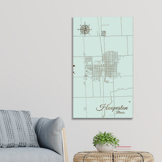 Hoopeston, Illinois Street Map