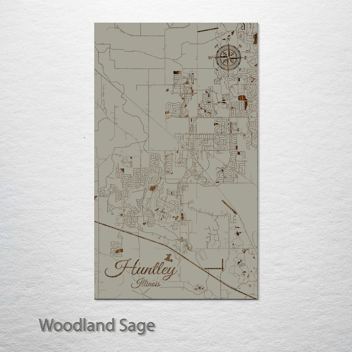Hunley Map Huntley, Illinois Street Map