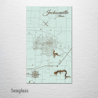 Jacksonville, Illinois Street Map