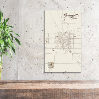 Jerseyville, Illinois Street Map