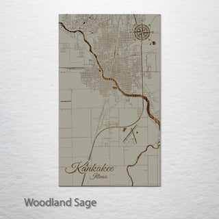 Kankakee, Illinois Street Map