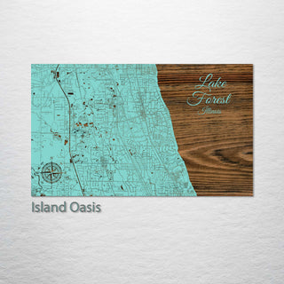 Lake Forest, Illinois Street Map