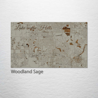 Lake in the Hills, Illinois Street Map