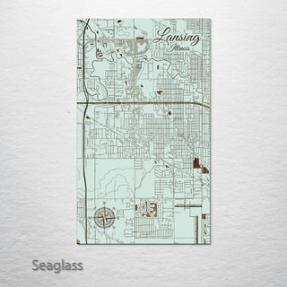 Lansing, Illinois Street Map